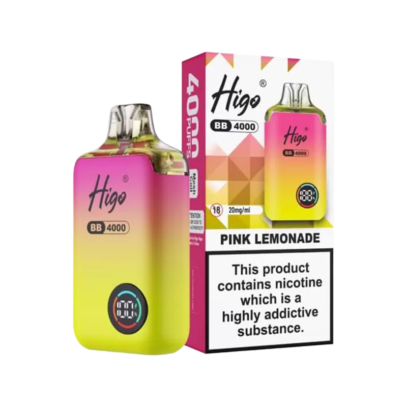 Higo BB 4000 Vape Kit - Menthol - Vapeshop Co - Image 3