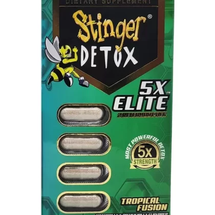 Tropical Fusion Stinger Detox Instant Elite 5X Capsules 4ct