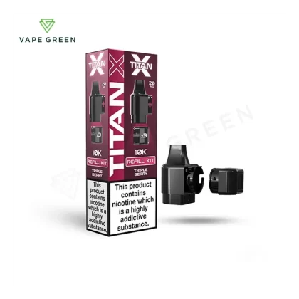 Triple Berry Prefilled Pod Refill Kit by Titan X