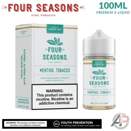 Four Seasons Menthol Tobacco E-Liquid 60mL - Vape Product, Vape Product