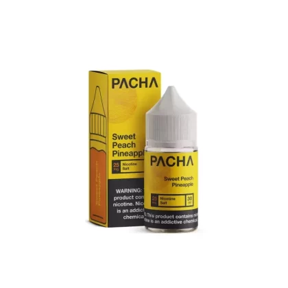 Sweet Peach Pineapple Pachamama TFN Salt 30ml - Eightvape