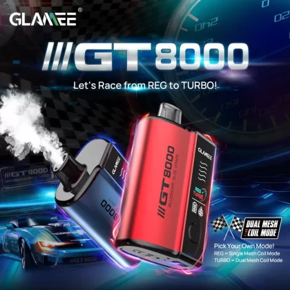GLAMEE GT8000 Rechargeable Disposable Device – 8000 Puffs - Mixed Berries