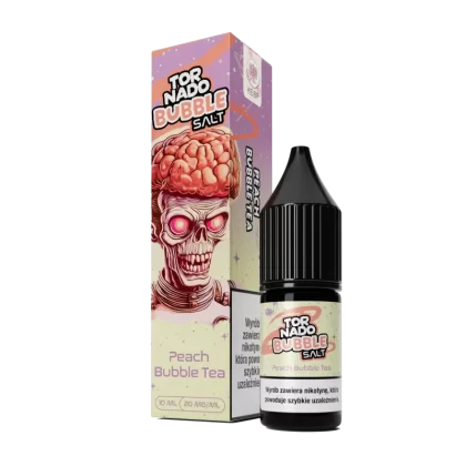 Liquid Tornado Bubble Salt 10ml 20mg Peach Bubble Tea