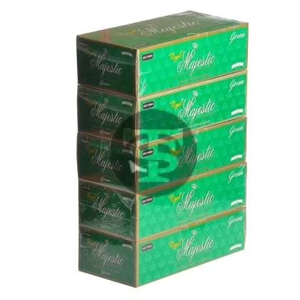 Royal Majestic Filter Tubes 100 mm Green (Menthol) 5 Cartons of 200 - Ejuicewarehouse