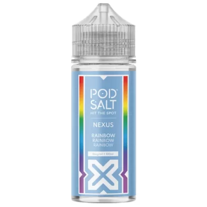 POD SALT NEXUS RAINBOW 100ML SHORTFILL E-LIQUID - Ecigpremium
