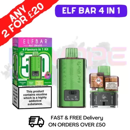 Special Edition Elf Bar 4 in 1 Ultra Puff Kit