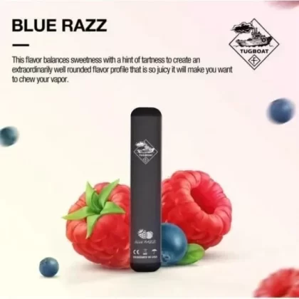 Tugboat V2 Disposable Blue Razz (400 Puffs)