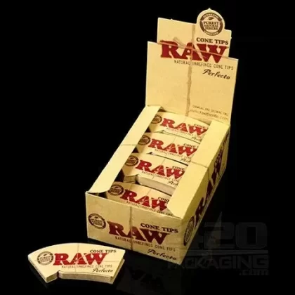 RAW Natural Perfecto Cone Tips 24/Box - Ejuicewarehouse