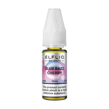 Blue Razz Cherry Elfliq Nic Salt by Elfbar - 10ml - 10mg - Vape Product (6F9460)