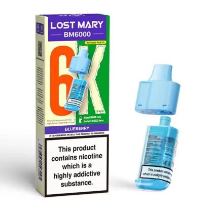Blueberry Lost Mary BM6000 Refill Pod