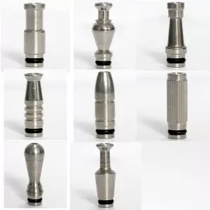 510 metal Drip Tips Silver Color Mouthpiece Stainless steel Tip For Vape Tank RTA RDTA