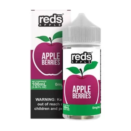 Vape 7 Daze E-Juice – Berries Reds Apple – 100ml