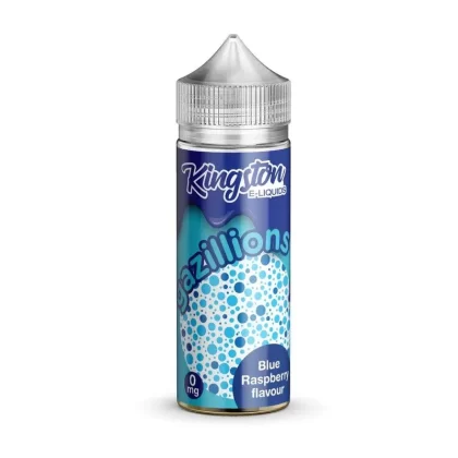 Gazillions – Blue Raspberry Kingston 100ml Nicotine Free 0mg E Liquid VAPE Juice