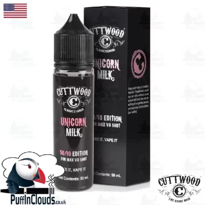 Cuttwood Unicorn Milk E-Liquid (50ml Short Fill)