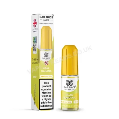 Bar Juice 5000 Pear Banana Nic Salt E-Liquid - Vapestreams Co