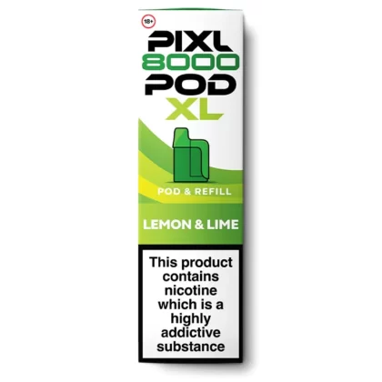 Lemon and Lime by Pixl 8000 Refill Pod - 20 mg/ml