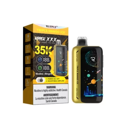 RufPuf Ripper XXX 35K Puffs Disposable Vape 50mg – Triple Mango Ice