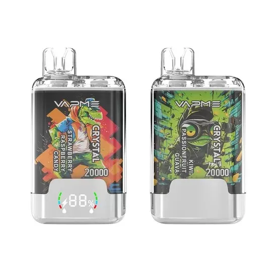 Vapme 20K Crystal 20000 Puffs | 2% strength, 20mL, dual option, bulk disposable vape - Aiviouvapes - Image 2