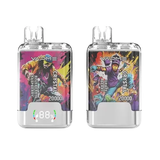 Vapme 20K Crystal 20000 Puffs | 2% strength, 20mL, dual option, bulk disposable vape - Aiviouvapes - Image 3