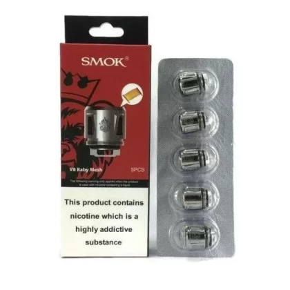 Smok V8 Baby Coils (5 Pack) - Resistance#0.15 Ohm
