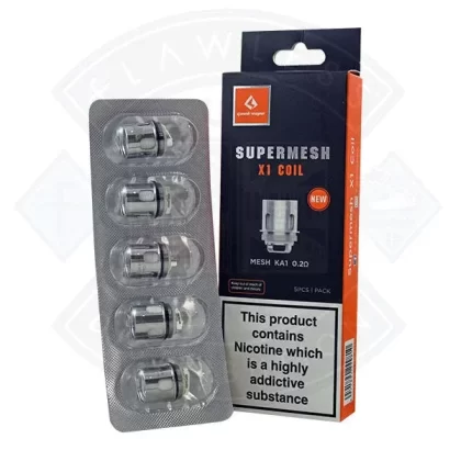 Geek Vape Supermesh Coil X1 0.2ohm 5 Pack - Eliquidsupply