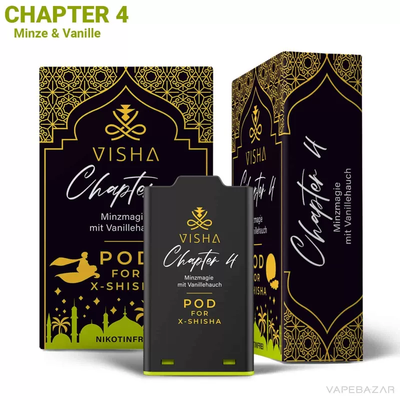 Visha X-Shisha Pod- Chapter 4 – Nikotinfrei - Visha / Nikotinfrei / 7ml / Nein - Image 2