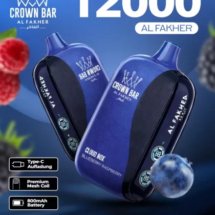Al Fakher CrownBar Vape 12000 - Crownbar Vape (AEF26C)