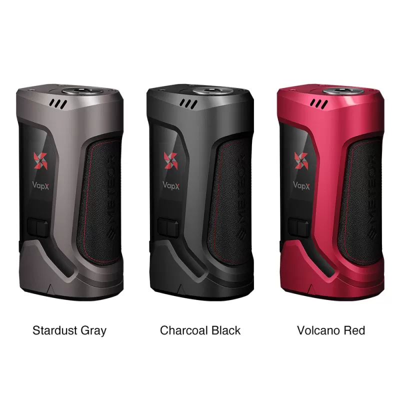 VapX Meteor 80W 510 Box Mod 2000mAh - Charcoal Black - Image 2