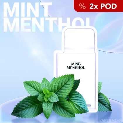 La Fume Cuatro – Mint Menthol – Prefilled Liquid Pod – 2er Pack - Propylenglykol / Glycerin / Nikotin-Benzoat / 2-isopropyl-N,2,3 -trimethylbutyramide / La Fume / 20mg/ml