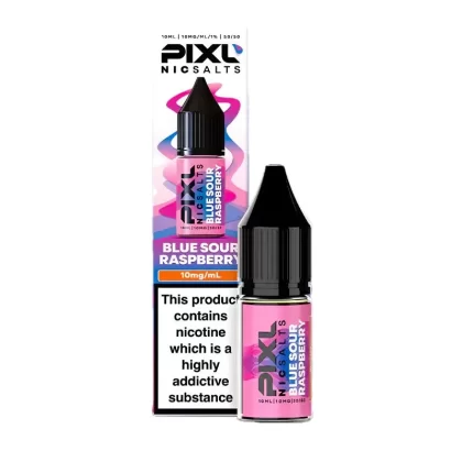 Pixl Blue Sour Raspberry Nic Salt E-Liquid - 10 Pack - 10mg
