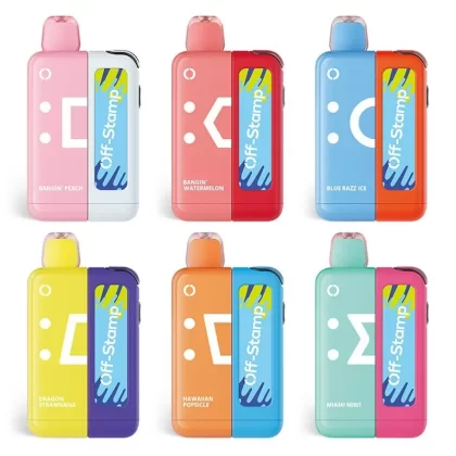 Off-Stamp X Cube 25K Disposable Vape - flavors#Florida Sherbet>Dragon Strawnana>Hawaiian Popsicle>Miami Mint>Bangin Watermelon>Blue Razz Ice
