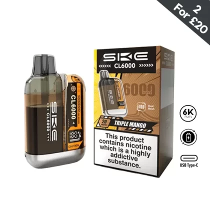 Triple Mango – SKE Crystal CL6000 Pre-filled Pod Kit