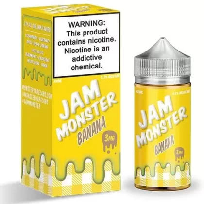 Banana – Jam Monster – 100mL - Vape Product; Vape Product, Vape Product