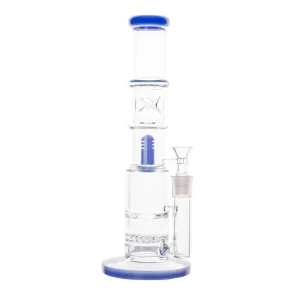 Triple Level Disc Perc Bong – 12in