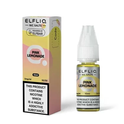 Elfliq Pink Lemonade Nic Salts by Elf Bar