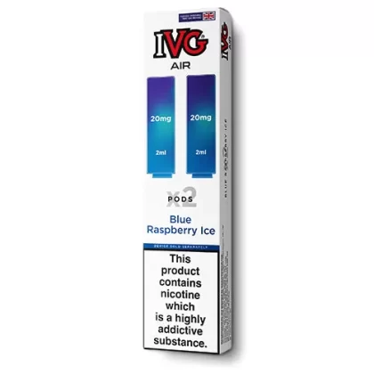 Blue Raspberry Ice Air Pods by IVG - Ecigarettedirect Co