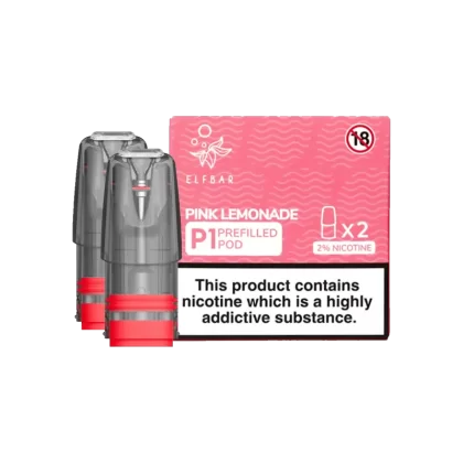 Pink Lemonade Elfbar Mate P1 Pods (Pack of 2)