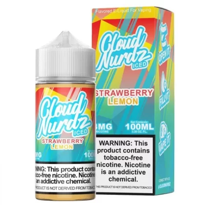 Strawberry Lemon Iced by Cloud Nurdz TFN 100mL - Vaporider Deals