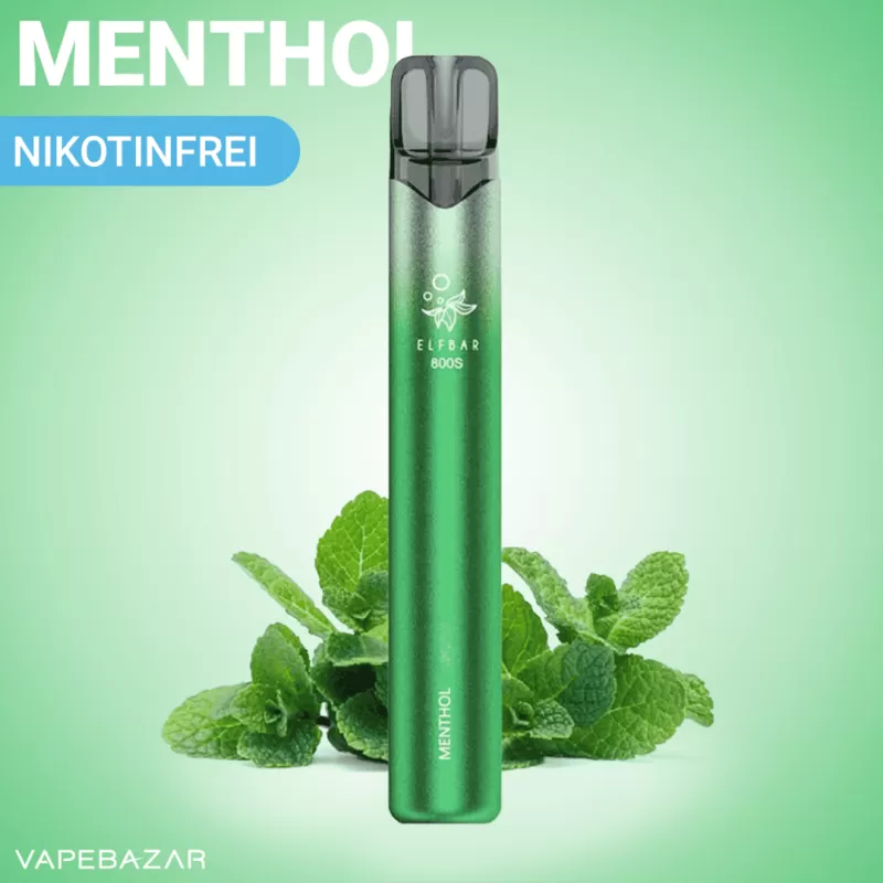 Elf Bar 800 – Menthol – NIKOTINFREI - Elf Bar / ca. 800 / 550 mAh / Nikotinfrei