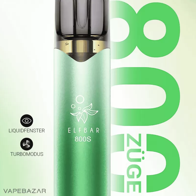 Elf Bar 800 – Menthol – NIKOTINFREI - Elf Bar / ca. 800 / 550 mAh / Nikotinfrei - Image 2