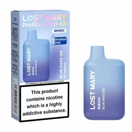 Lost Mary BM600 Prefilled Pod Vape Kit - Cherry Ice