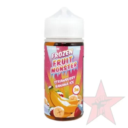 Frozen Fruit Monster – Strawberry Banana Ice – 100mL - Redstarvapor