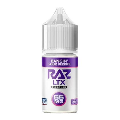 Bangin Sour Berries RAZ X Pod Juice - Customer Group#VAP~Nicotine#20mg>35mg>55mg~Size#Single