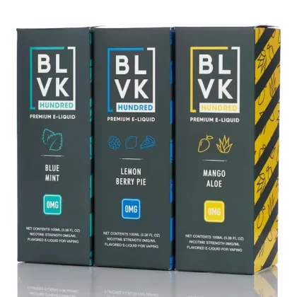 BLVK Hundred - No Nicotine Vape Juice - 100ml (DISCONTINUED) - Mango Aloe