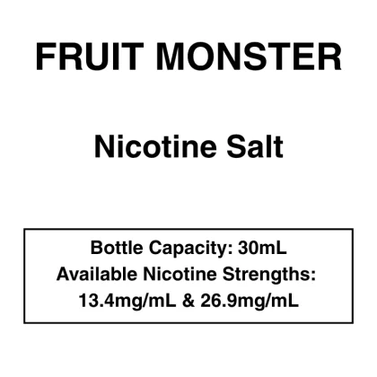 Fruit Monster – Nic Salt – 30mL