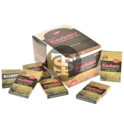 Kashmir Pre-Rolled Classic Tubes $1.99 Organic 30 Packs of 6