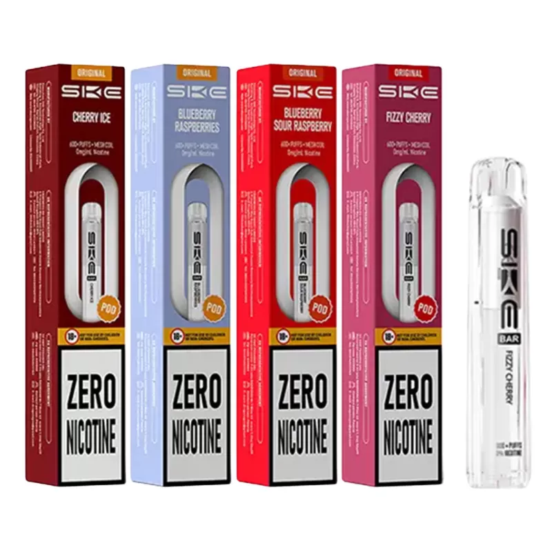 SKE Bar 600 ZERO NICOTINE Prefilled Pod - Tobacco