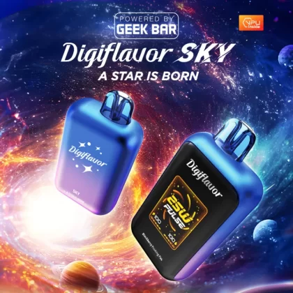 Digiflavor SKY 25K Powered By GEEK BAR Disposable Device – 25000 Puffs - Cherry Lemon Mint