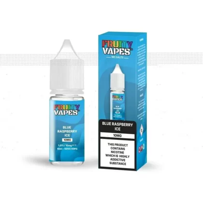 Blue Raspberry Ice Fruity Vapes Nic Salt 10ml Vape Juice