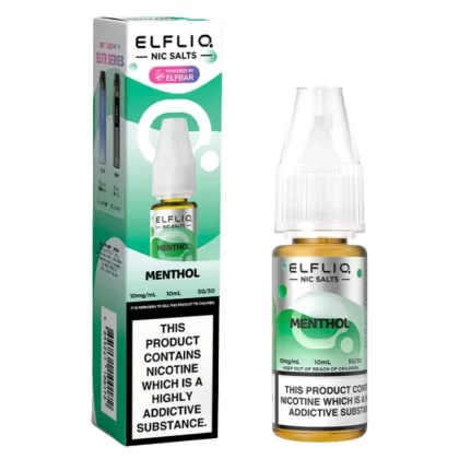 Menthol Nic Salt E-Liquid by Elf Bar Elfliq (10ml) - 20mg